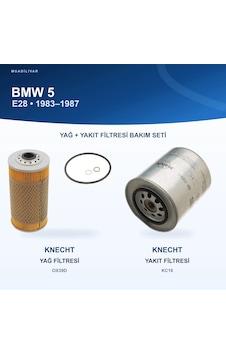 Bmw 5 E28 Yağ+yakıt Filtre Bakım Seti Bmw 5 E28 Yağ+yakıt Filtre Bakım Seti