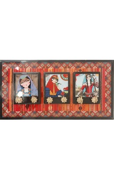 İran In El İşlemesi Anahtarlık Ve Ebat: 15 X 27 Cm Çerçevesiz İran In El İşlemesi Anahtarlık Ve Ebat: 15 X 27 Cm Çerçevesiz