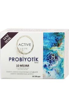 Active Life 10 Milyar Probiyotik Karışımı 30 Kapsül