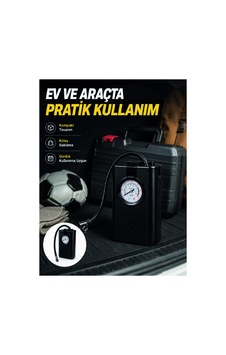Taşınabilir Araç Hava Pompası Analog Manometreli Lastik Şişirme Pompası - Hs08377828-7307 Taşınabilir Araç Hava Pompası Analog Manometreli Lastik Şişirme Pompası - Hs08377828-7307