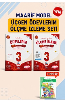 3.sınıf Üçgen Beceri Temelli Ödevlerim + Ölçme İzleme + Oku Anla Pekiştir