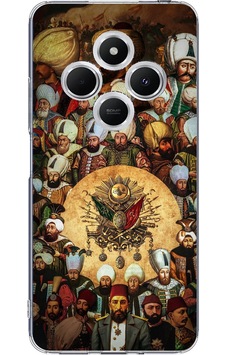 Redmi 14c Uyumlu Osmanlı Padişahları Baskılı Silikon Kılıf Renkli Redmi 14c Uyumlu Osmanlı Padişahları Baskılı Silikon Kılıf Renkli