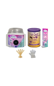 Ekamix Konserve Ağda Makinesi + Vivet Naturel Ağda 800 ML + Bez 10 M Ekamix Konserve Ağda Makinesi + Vivet Naturel Ağda 800 ML + Bez 10 M