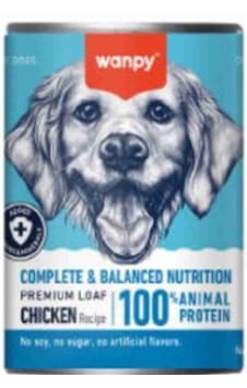 Wanpy Tahılsız %100 Gerçek Et Tavuklu Köpek Konservesi 375 Gr Wanpy Tahılsız %100 Gerçek Et Tavuklu Köpek Konservesi 375 Gr