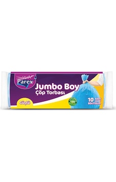 Parex Güçlü Jumbo Boy Çöp Torbası Mavi 80 x 110 CM Parex Güçlü Jumbo Boy Çöp Torbası Mavi 80 x 110 CM