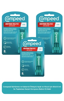 Compeed Sürtünme Önleyici Stick 8 Ml 3 Adet Compeed Sürtünme Önleyici Stick 8 Ml 3 Adet