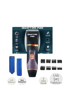 Quatro 1461 Saç Sakal Kirli Sakal Tıraş Makinası Usb Kablolu 2,5 Saat Quatro 1461 Saç Sakal Kirli Sakal Tıraş Makinası Usb Kablolu 2,5 Saat