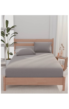 Apricitas Home Çift Kişilik Urban Çarşaf Seti %100 Pamuk Gri Açık Gri Apricitas Home Çift Kişilik Urban Çarşaf Seti %100 Pamuk Gri Açık Gri