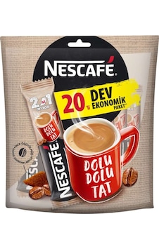 Nescafe 2'si 1 Arada Kahve Ekopaket 20 x 11 G Nescafe 2'si 1 Arada Kahve Ekopaket 20 x 11 G