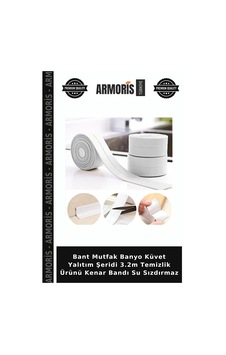 Bant Mutfak Banyo Küvet Yalıtım Şeridi 3.2m Temizlik Ürünü Kenar Bandı Su Sızdırmaz Bant Mutfak Banyo Küvet Yalıtım Şeridi 3.2m Temizlik Ürünü Kenar Bandı Su Sızdırmaz