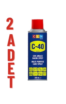 Caldini C-40 200 Ml Çok Amaçlı Bakım Spreyi X 2 Adet Pas Sökücü Yağlayıcı Spray