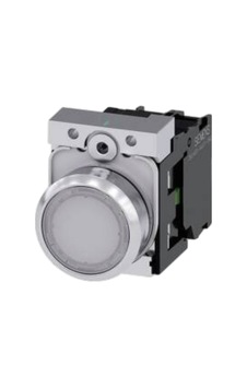 Siemens 3sb6163-0db60-1ba0 - 22mm Led'li Buton Metal Beyaz 24v Ac/dc Siemens 3sb6163-0db60-1ba0 - 22mm Led'li Buton Metal Beyaz 24v Ac/dc