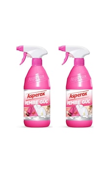 Asperox 650 Ml Pembe Güç Leke Çıkarıcı Sprey Konsantre Formül İle Etkili Temizlik X2