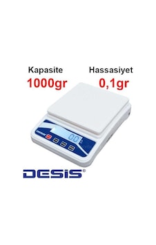 Desis Kfs-a 1000 Dijital Terazi - Hassasiyet 0,1 Gr. Max 1000 Gr. Desis Kfs-a 1000 Dijital Terazi - Hassasiyet 0,1 Gr. Max 1000 Gr.