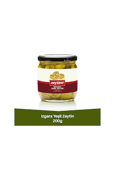 Izgara Yeşil Zeytin 200 Gr Cam Kavanoz Izgara Yeşil Zeytin 200 Gr Cam Kavanoz