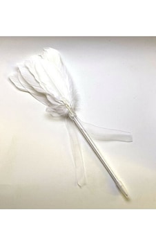 Beyaz Renk Tüylü Kalem 35 Cm Beyaz Renk Tüylü Kalem 35 Cm