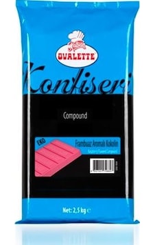 Katsan Ovalette Frambuaz Konfiseri Kokolin Çikolata Eko 2500 G