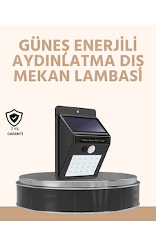 Enerji Tasarruflu Ve Otomatik Sensörlü Led Güneş Işığı Dış Mekan Uyumlu Düz Renkli