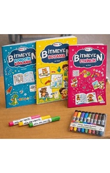 Boya Sil Bitmeyen Boyama 3 + Boya Mi Li