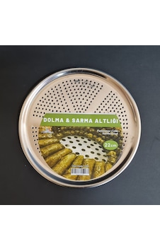 Dolma Ve Yaprak Sarma Altlığı Paslanmaz Çelik Tencere Altlığı 22 Cm Gümüş Dolma Ve Yaprak Sarma Altlığı Paslanmaz Çelik Tencere Altlığı 22 Cm Gümüş