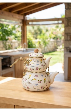 Acar Petıt Fleur Collectıon Emaye Tombul Çaydanlık Tk Xap-10430 çok renkli Acar Petıt Fleur Collectıon Emaye Tombul Çaydanlık Tk Xap-10430 çok renkli