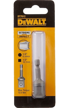 Dewalt DT7512 1/4’’-1/2’’ Darbeli Tornavida Adaptörü Dewalt DT7512 1/4’’-1/2’’ Darbeli Tornavida Adaptörü