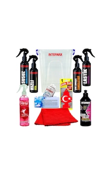 Interwax Oto Bakım Seti Oto Temizlik Ürünleri 9 Ürün + Kova Interwax Oto Bakım Seti Oto Temizlik Ürünleri 9 Ürün + Kova