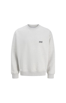 Jack & Jones Jjecolton Sweat Crew Neck Gri Jack & Jones Jjecolton Sweat Crew Neck Gri
