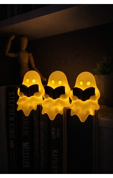 3 Lü Led Mumlu Kitap Okuyan Hayalet Dekoratif Gece Lambası Masa Oda Aydınlatma Diğer 3 Lü Led Mumlu Kitap Okuyan Hayalet Dekoratif Gece Lambası Masa Oda Aydınlatma Diğer