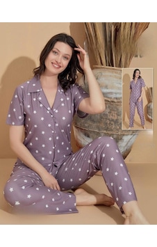 Boyraz Kadın Milan Boydan Düğmeli Kısa Kol İnce Pijama Takımı 11032 - 1 Adet 001 Boyraz Kadın Milan Boydan Düğmeli Kısa Kol İnce Pijama Takımı 11032 - 1 Adet 001