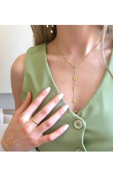 Kadın Gümüş Kolye - Y Model Kişiye Özel Isim Işıklı Kutuda Sevgiliye Eşe Hediye Gümüş Kadın Gümüş Kolye - Y Model Kişiye Özel Isim Işıklı Kutuda Sevgiliye Eşe Hediye Gümüş