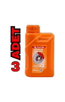 Petrol Ofisi Dot 4 Hidrolik Fren Yağı 3X500 ML