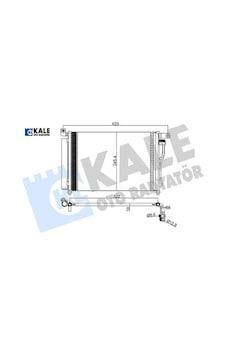 Klima Kondenseri Accent-accent Iıı Era 06 Al/al 580x350x18 Kale Radyatör 976061e300/ 976061e000 Klima Kondenseri Accent-accent Iıı Era 06 Al/al 580x350x18 Kale Radyatör 976061e300/ 976061e000