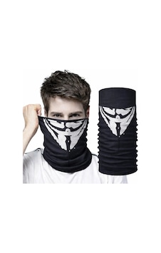 Ers Vendetta Maskesi Desenli Baf Bandana Çok Amaçlı Yüz Boyunluk Bandana 4 No Çok Renkli Ers Vendetta Maskesi Desenli Baf Bandana Çok Amaçlı Yüz Boyunluk Bandana 4 No Çok Renkli