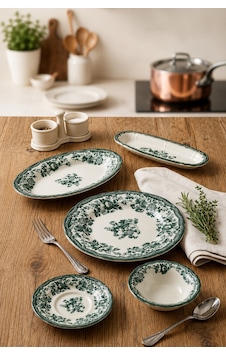 Porser Porselen Velour Green Fulya Kahvaltı Seti 6 Kişilik 20 Parça Çok Renkli Porser Porselen Velour Green Fulya Kahvaltı Seti 6 Kişilik 20 Parça Çok Renkli
