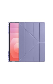 Aksesuarcim S11 Ultra Sm-x930 X936b İle Uyumlu Kılıf Silikon Yumuşak Kalem Bölmeli Esnek 4 Farklı Stand Olabilen Tablet Kılıfı Mor Sku: Zeusb0gg4qq7sc Arka Kapak