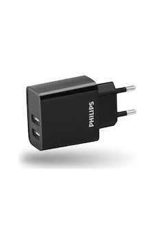 Philips 2 Usb-a Duvar Şarjı Dlp2610