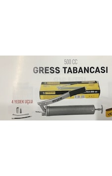 Meşem Gres Pompası 500 Cc 4 Yedek Uçlu Meşem Gres Pompası 500 Cc 4 Yedek Uçlu