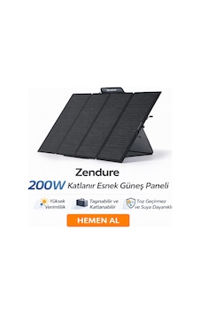 Zendure 200w Katlanır Esnek Güneş Paneli