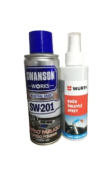 Swanson Works Torpido Parlatıcı 200 Ml Würth Buğu Sprey 150 Ml Swanson Works Torpido Parlatıcı 200 Ml Würth Buğu Sprey 150 Ml