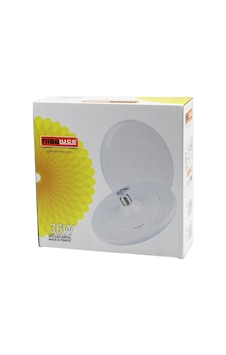 Lunaev Nisaluce Eamp-063/kb 36 W E27 Ufo Tipi Led Lamba Ampul Kristal Desenli Mika Pls.kapak 6400k -