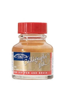Winsor Newton Kaligrafi Mürekkebi 30Ml - Gold Winsor Newton Kaligrafi Mürekkebi 30Ml - Gold