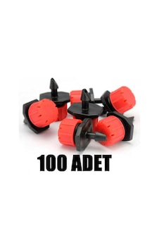 100 Adet Debi Ayarlı Meme Damla Sulama Borusu Damlatıcısı 100 Adet Debi Ayarlı Meme Damla Sulama Borusu Damlatıcısı