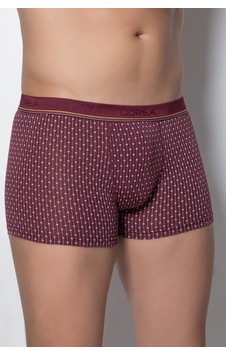 Dorea 2 Adet Erkek Desenli Bordo Boxer (442956088) Bordo