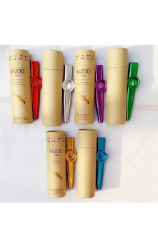 MARLA METAL KAZOO KUTULU RENKLİ 1 ADET MARLA METAL KAZOO KUTULU RENKLİ 1 ADET