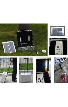Green Solar 10w Çantalı Güneş Aydınlatma Seti