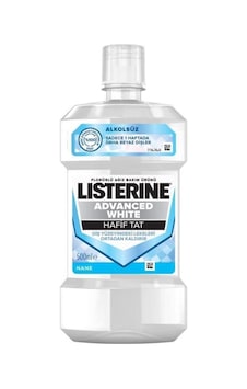 Listerine Advanced White Hafif Tat Ağız Bakım Suyu 500 ML Listerine Advanced White Hafif Tat Ağız Bakım Suyu 500 ML