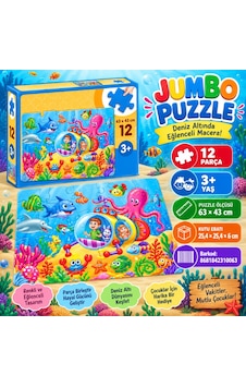Jp 31006 Jumbo Puzzle 12 Parça Jp 31006 Jumbo Puzzle 12 Parça