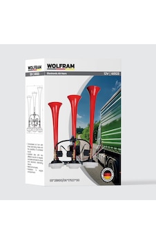 Wolfram 3 Lü Dali Dali Arap Korna 12 Volt Saydırmalı Wolfram 3 Lü Dali Dali Arap Korna 12 Volt Saydırmalı