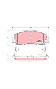 Honda Cr-v Hr-v Ön Fren Balatası 1995-2006 Honda Cr-v Hr-v Ön Fren Balatası 1995-2006